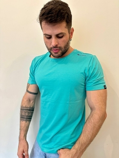 Camiseta Masculina EC Company Basica Azul - comprar online