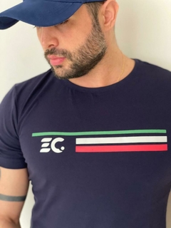 Camiseta EC Company Masculina Listras - comprar online