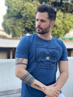 Camiseta Masculina EC Company Fita azul - comprar online