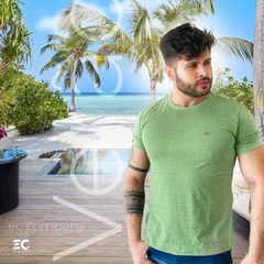 Camiseta Masculina Ec Company Verde Limão - comprar online