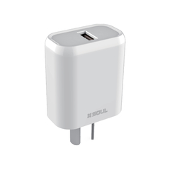 11202 CARGADOR SOUL IPHONE ONE CHARGE 2.4 A 1 USB + CABLE CVQ-USB2BL