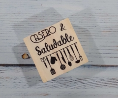 SELLO 4X4 CM - CASERO & SALUDABLE - CC05