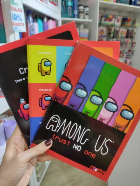 CUADERNO MOOVING T. FLEX X 48 HJS. RAYADO AMONG US