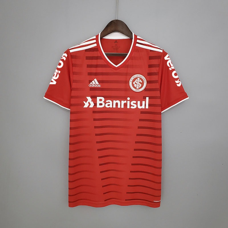 Camiseta Internacional I 21/22 Adidas Masculina - Vermelho