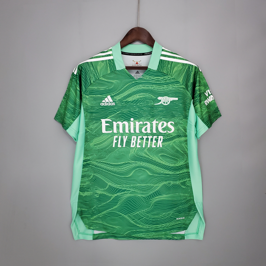 Camiseta Arsenal Goleiro 21/22 Adidas Masculina - Verde