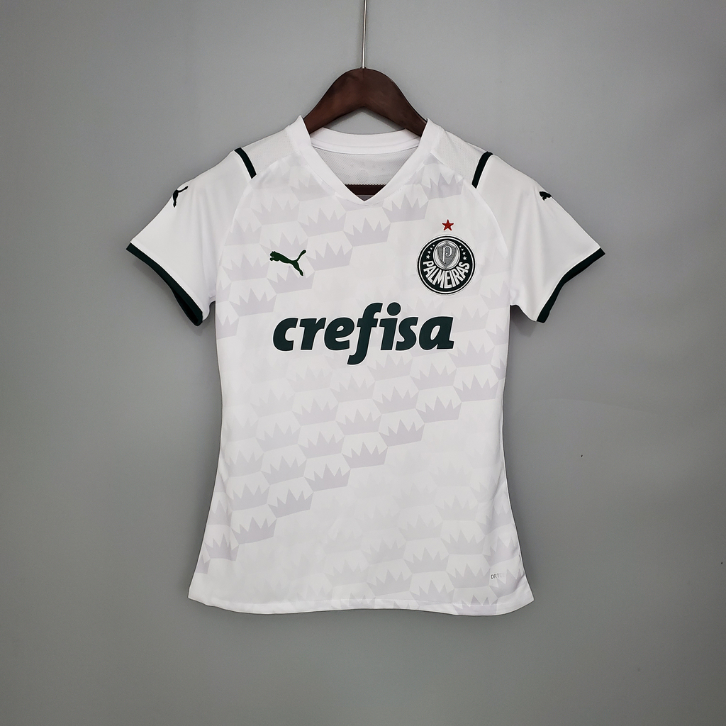 Camiseta Palmeiras 21/22 Puma Feminina - Branca