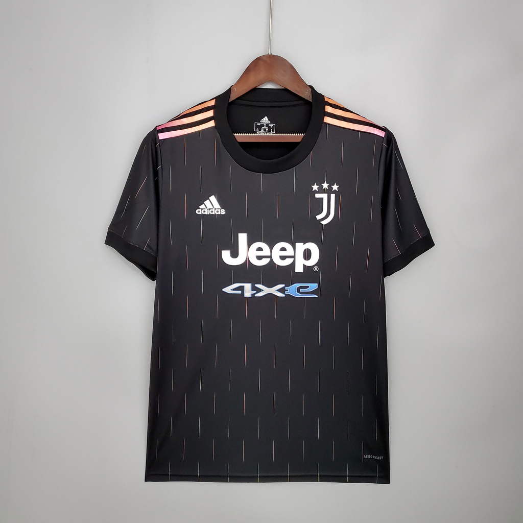 Camisa Juventus II 21 22 Adidas Masculina Preto