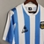 Imagem do Camiseta Retro da Seleção Argentina 1986 - Le Coq Masculina - Branca+Azul