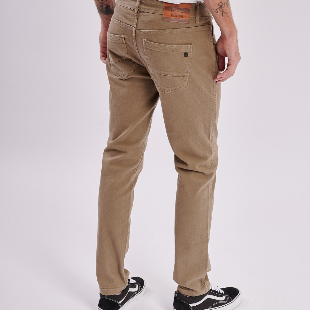 Pantalón Jean Wander Color Beige Denim