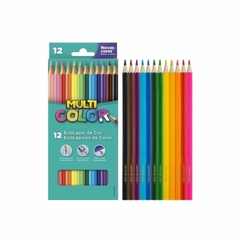 Lápis de Cor MULTICOLOR com 12 cores