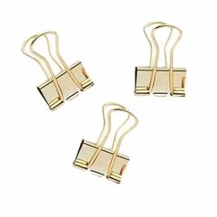 Clips Binder Ouro Color Plus - MOLIN (Kit c/ 12 Unid.) - comprar online