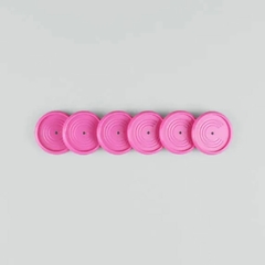 Discos + Elástico Super Pink CADERNO INTELIGENTE