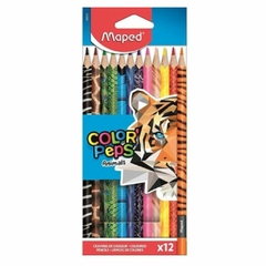 Lápis de Cor Peps Animal 12 cores - MAPED (kit)