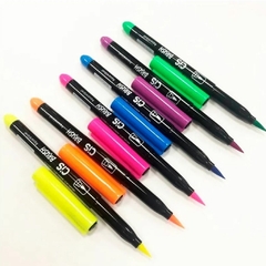 Caneta Brush Pen Aquarelável CIS com 6 cores na internet