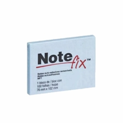 Bloco Adesivo NOTEFIX 76x102mm com 100 folhas - Moan Papelaria