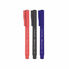 Caneta Fine Pen Colors FABER-CASTELL 0.4mm com 3 unidades - comprar online