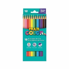 Lápis de Cor MULTICOLOR com 12 cores - comprar online