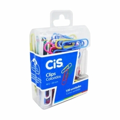 Clips Coloridos 28MM - CIS (Kit c/ 100 Unid.)