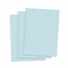 Refil para Caderno Universitário Smart - 48 folhas azul - DAC