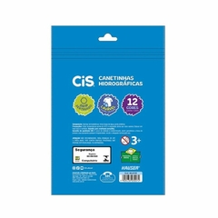 Canetinha Hidrográfica Estojo 12 Cores - CIS (Kit) - comprar online