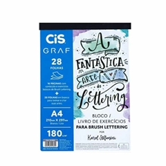 Bloco/Livro de Exercícios para Lettering - CIS - comprar online