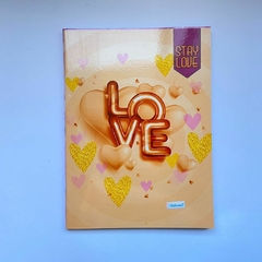 Caderno Brochura CADERNUS Capa Flexível Love 80 folhas - Moan Papelaria