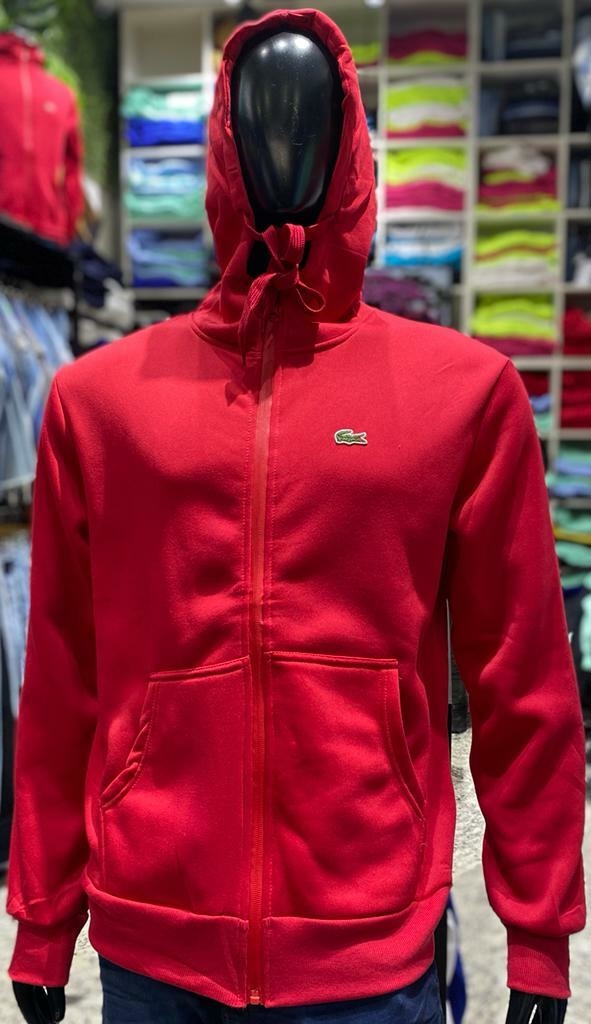 Moletom lacoste vermelho 2025