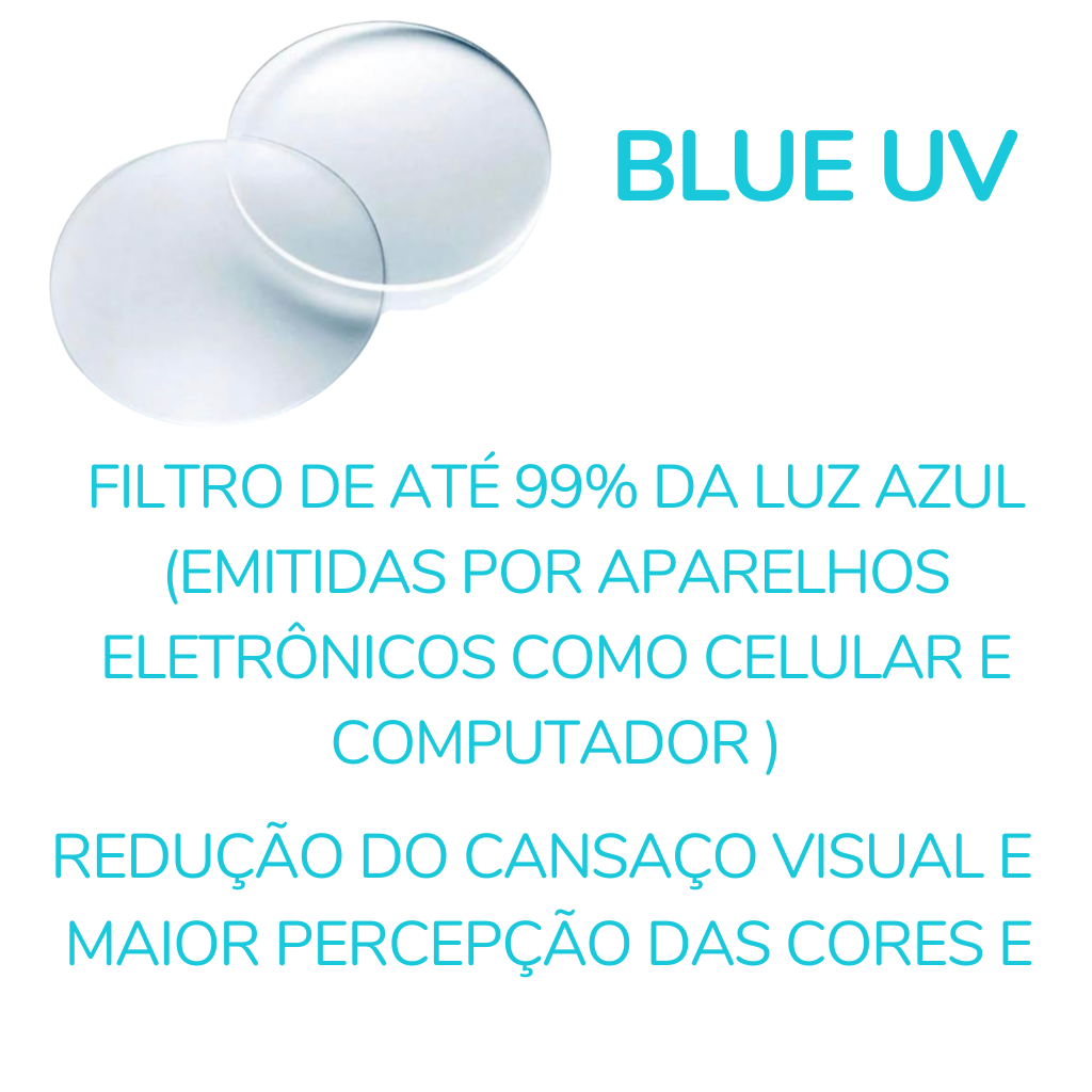 Lentes policarbonato blue top