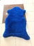 Pelego de Carneiro(Ovelha) com Lã Natural Aprox.0,96x0,50 Azul