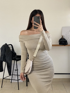 Vestido Mónaco Beige - comprar online