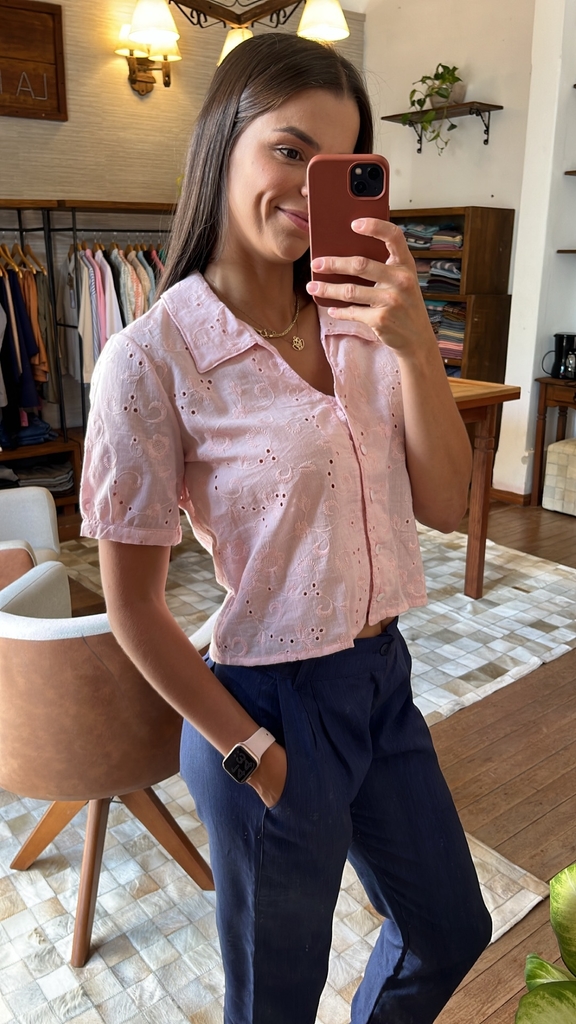Camisa broderie new arrivals