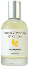 Eau de Parfum Frutas Vermelhas & Vetiver - Maracujá Brasil - DE 2 ML À 34 ML.