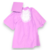 Beca para formatura infantil tradicional rosa completa - loja online