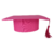 Capelo Para Formatura Adulto Pink