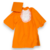 Imagem do Beca para formatura infantil tradicional laranja completa