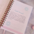 Planner Devocional Personalizado Azul Floral