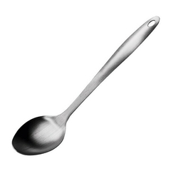 CUCHARON DE ACERO INOX DE 45 CMS