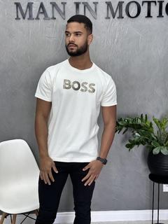 T SHIRT HUGO BOSS GLOSS OFF WHITE na internet