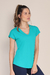 Blusa t-shirt com decote V Cianita - loja online