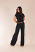 Calça pantalona cintura alta Canoa - Priori - Loja de Moda Feminina