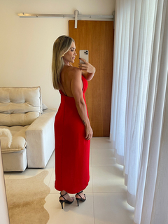 Vestido Lorena vermelho - comprar online