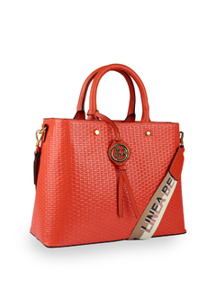 Bolsa Tote July Grande Coral