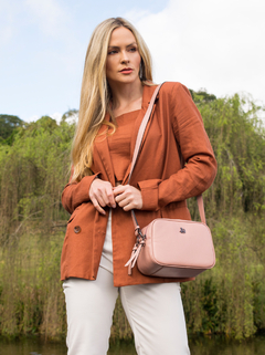 Bolsa Tiracolo Clara Média camel - comprar online