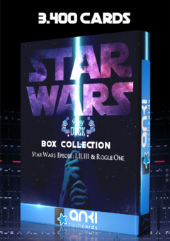 COLEÇÃO ANKI PLAY CARDS - BOX - Star Wars: Episode I II III & Rogue One