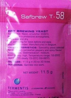 Fermento Fermentis Safbrew T-58