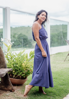 Vestido Adrielli Azul Lavanda na internet