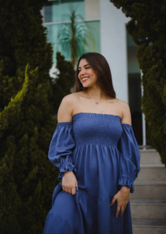 Vestido Isabela Azul