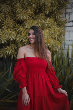 Vestido Isabela Vermelho