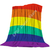 Cobertor De Flanela Orgulho Colorido Rainbow - comprar online