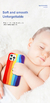 Capa de silicone arco-íris para iPhone do 7 ao 14 PRO MAX na internet